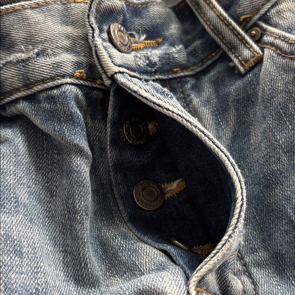 Fear of God x Fourth Collection Selvedge Indigo Distressed Jeans size 30x32 - Picture 9 of 14